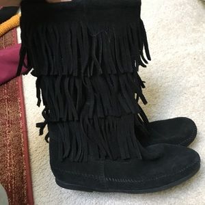 Tall Minnetonka Fray Boots